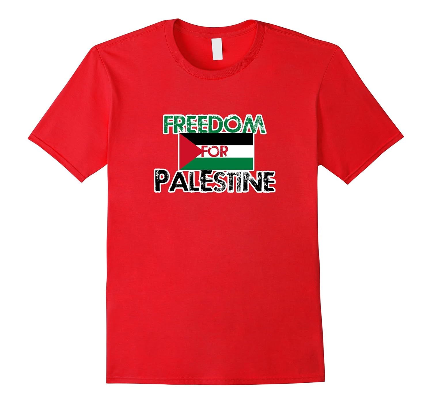 Freedom for Palestine shirt featuring Palestine flag-ANZ