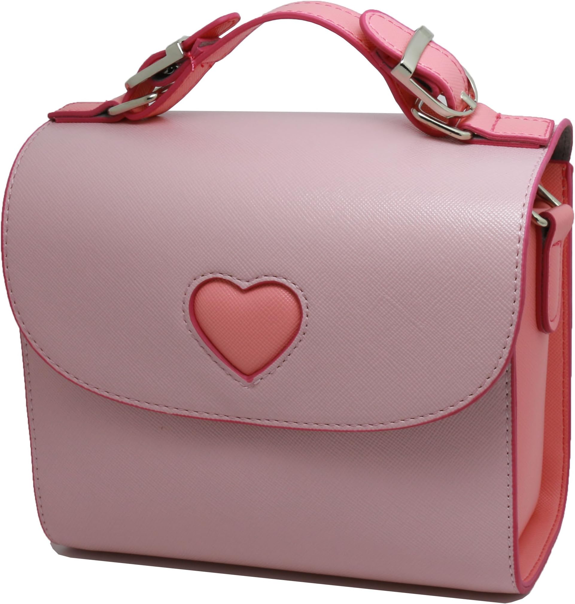 Woodmin Fuji film Instax Mini Camera Bag Love Bag for fujifilm INSTAX Mini 7s, Mini 8, mini 25, Mini 50s,Mini 90---Pink