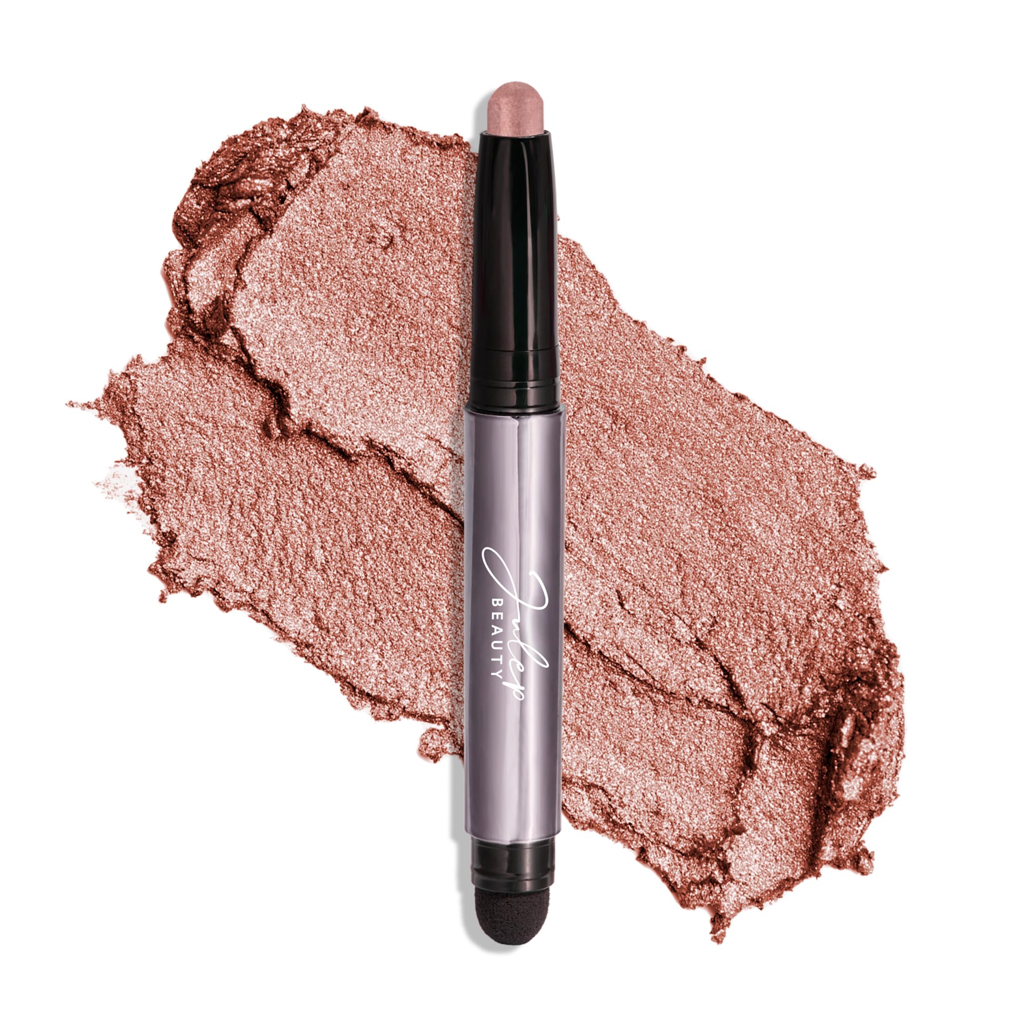 Julep Eyeshadow 101: Waterproof, Long-Lasting, Crease-Proof Rose Shimmer Cream-to-Powder Stick with Built-in Smudger