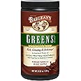 Barlean's Chocolate Greens Powder, Daily Fruits and Veggies Superfood Supplement, Green Antioxidant Blend and Fiber Super Power Smoothie Mix, 9.52 oz