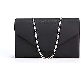 Nodykka Purses and Handbags Envelope Evening Clutch Crossbody Bags Faux Learther Classic Wedding Party Bag for Women