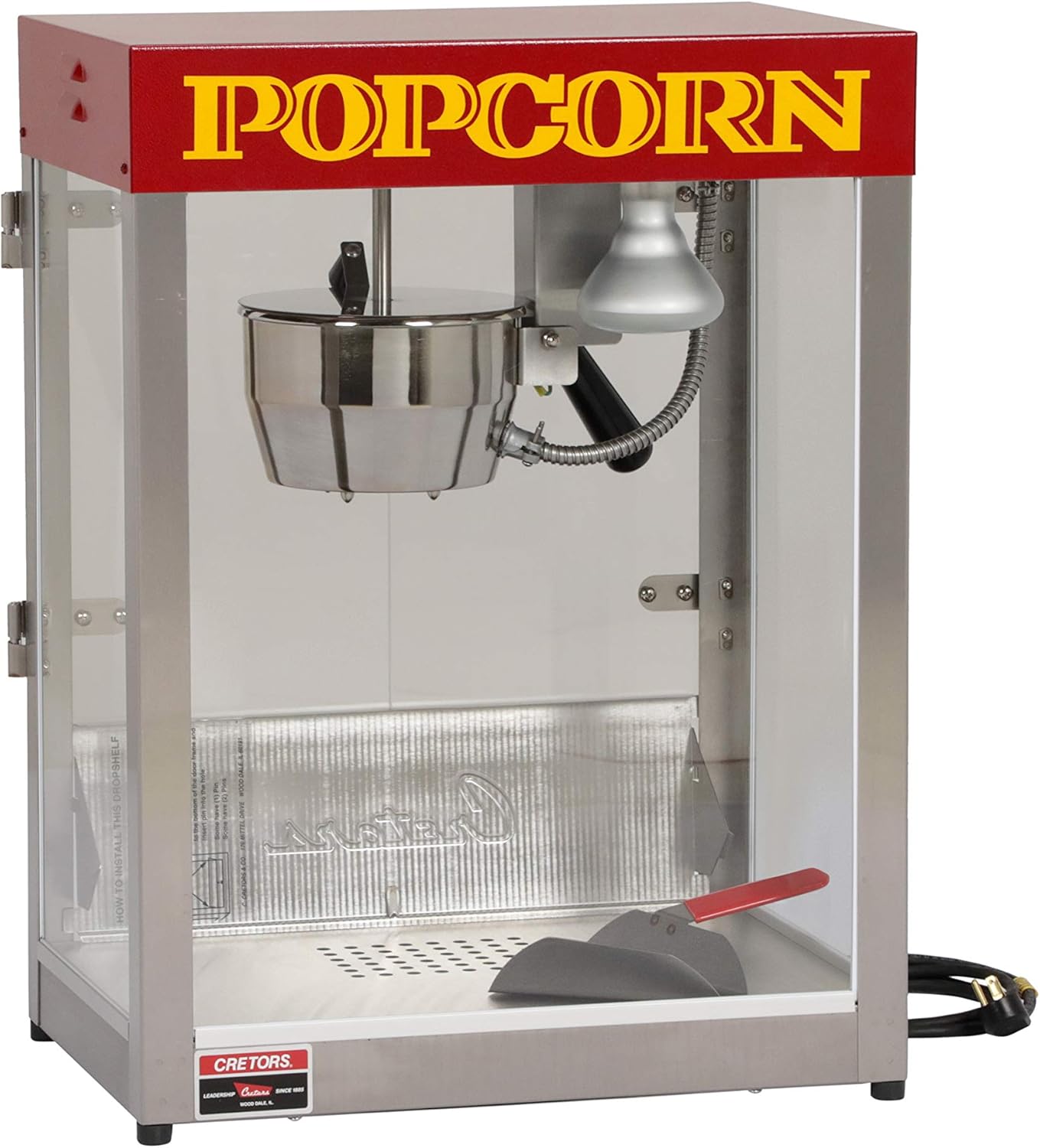 Cretors Popcorn Machine 6 ounce size with stainless steel