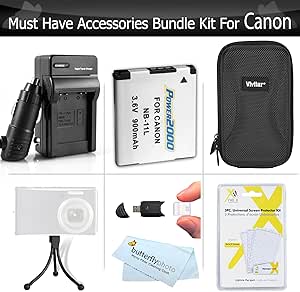 Amazon.com : Must Have Accessory Kit for Canon Powershot Elph 190 is