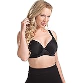 LEADING LADY, Brigitte, Lace Wireless Bra for Women, Lightly Padded Cups, Contoured Shape, Adjustable, Smoothing, 36A-50G