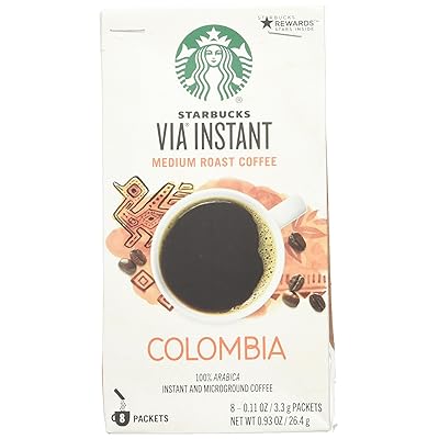 Starbucks VIA Colombia Coffee, 8ct (Pack of 2)