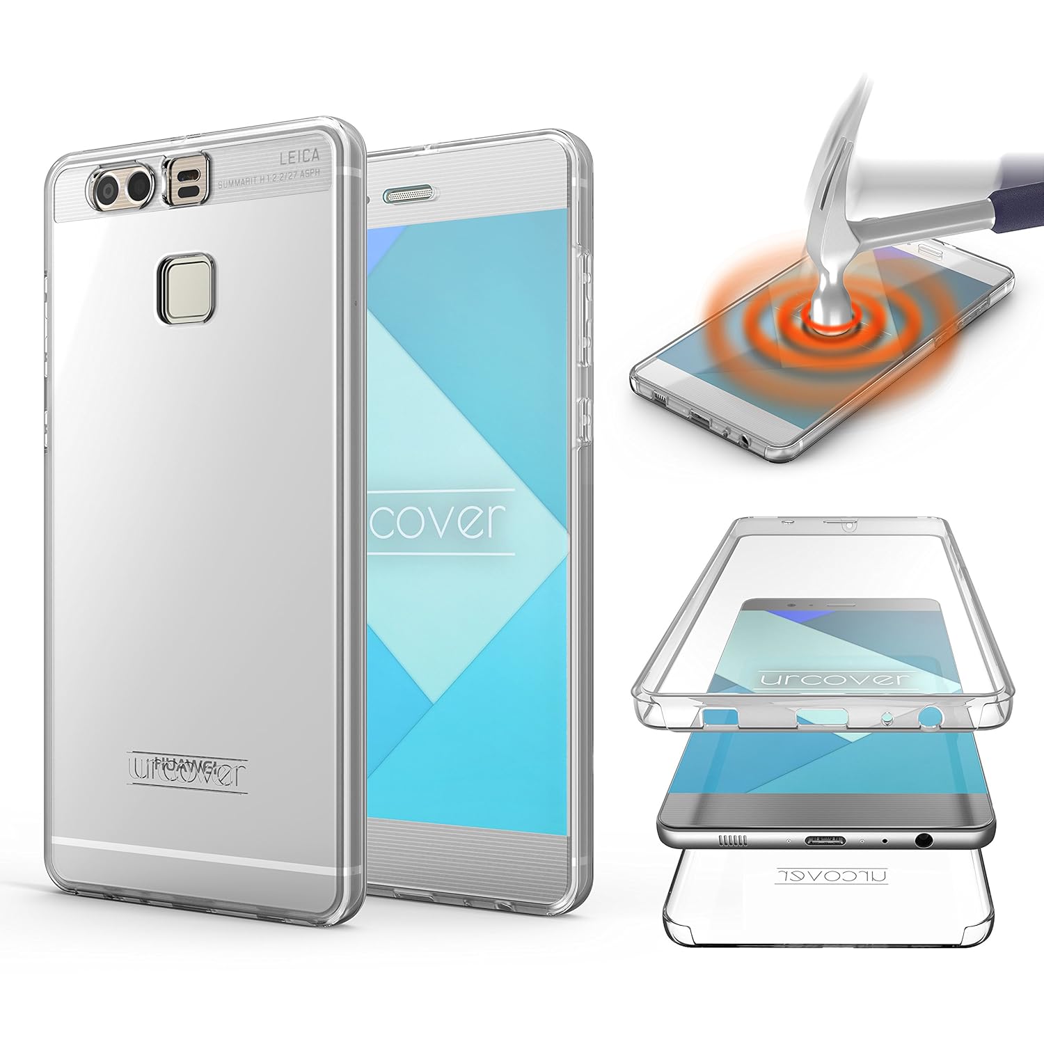 Huawei P Funda URCOVER Nueva Versión Mejorada Funda Carcasa Huawei P Completa