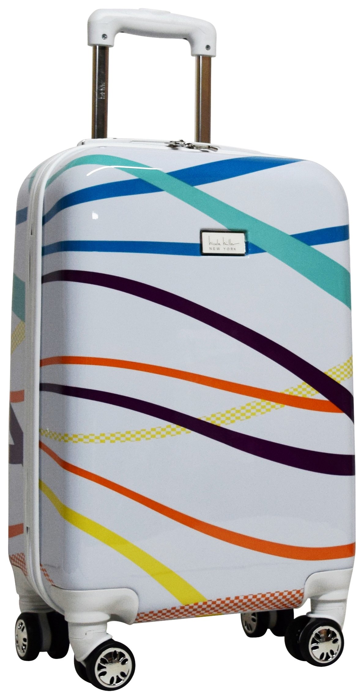 nicole miller rainbow luggage