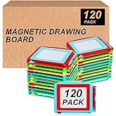 ForraFun 120 Pcs Bulk Magnetic Drawing Board for Kids Small Erasable Sketch Tablet and Travel Writing Painting Pad Toys for Boys and Girls Birthday Party Favors Stocking Stuffers