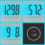 Duronic BS204 Digital Bathroom Scales 200kg Capacity Non Slip Platform view 4