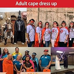 Maklulu Adult Superhero Capes and Masks-Halloween
