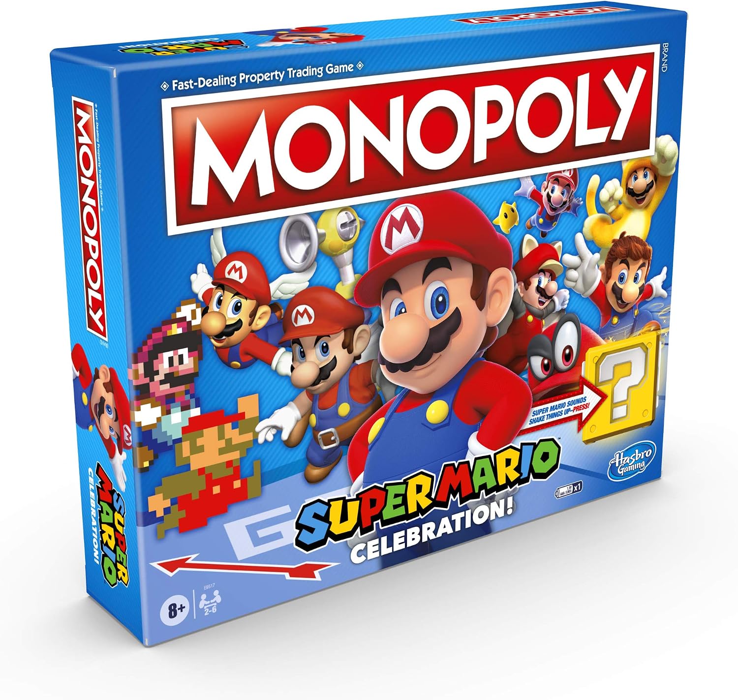 Monopoly Super Mario Celebration Edition Board Game for Super Mario Fans for Ages 8 and Up With Video Game Sound Effects, Multicolor - Image 4