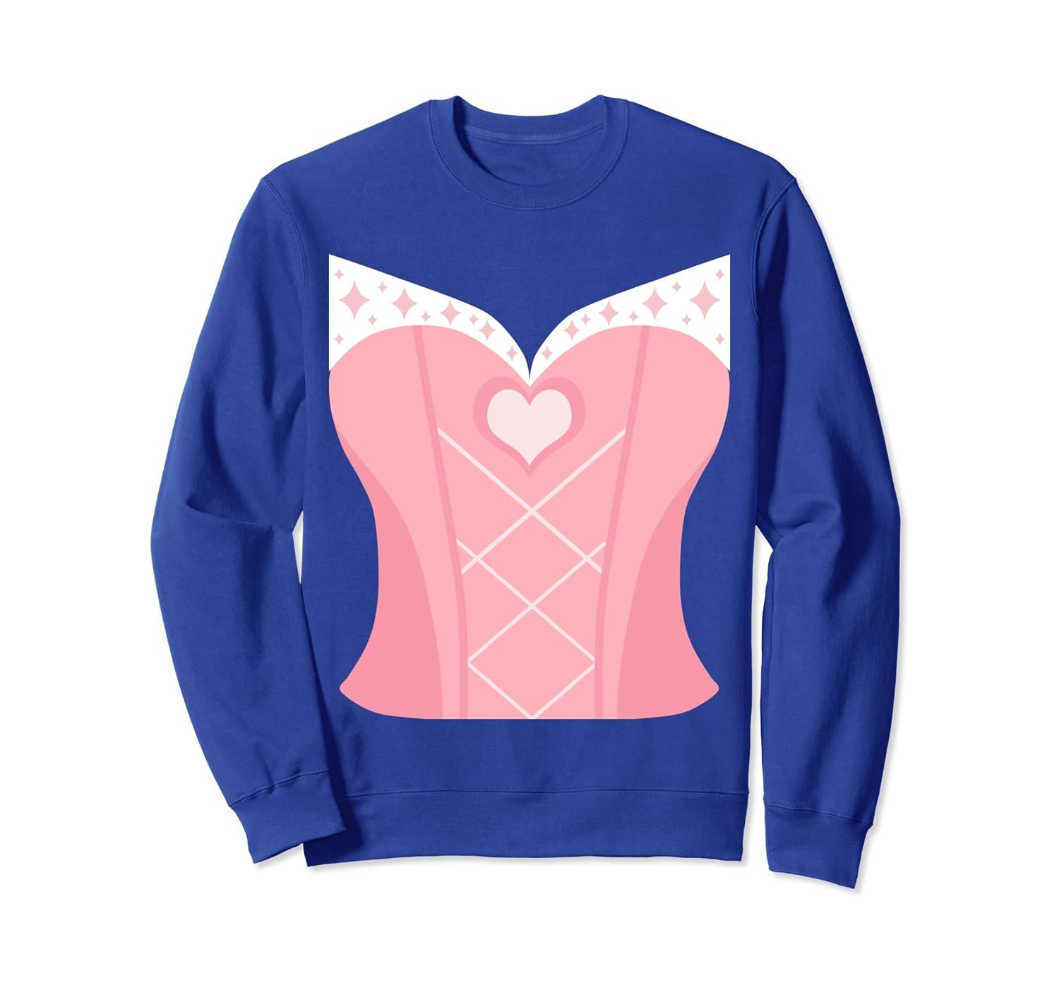 Pink Princess Costume Funny Cute Halloween Sweatshirt-ANZ