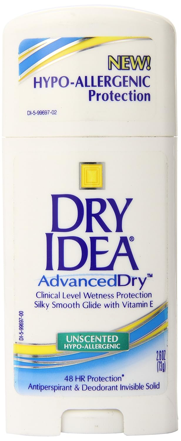 Dry Idea Anti-Perspirant Deodorant Roll-On Unscented 3.25 oz : Antiperspirant Deodorants : Beauty