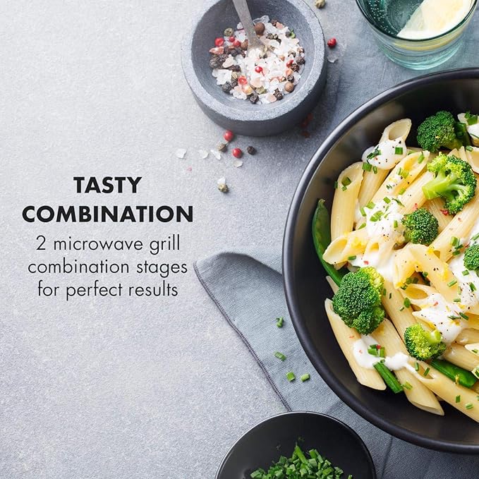 Klarstein Brilliance Roomy o Pro 2 en 1 - Parrilla para microondas ...