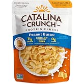 Catalina Crunch Protein Cereal, Peanut Butter, 8 oz Bag (Pack of 1) | Sugar Free, 11g of Protein, Gluten Free, Excellent Source of Fiber, Breakfast Cereal, Packaging May Vary