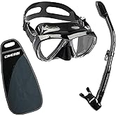 Cressi High Performance Snorkeling Kit - Adult Diving Mask and Snorkel - Big Eyes & Supernova Dry- Designed in Italy