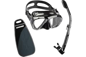 Cressi High Performance Snorkeling Kit - Adult Diving Mask and Snorkel - Big Eyes & Supernova Dry- Designed in Italy