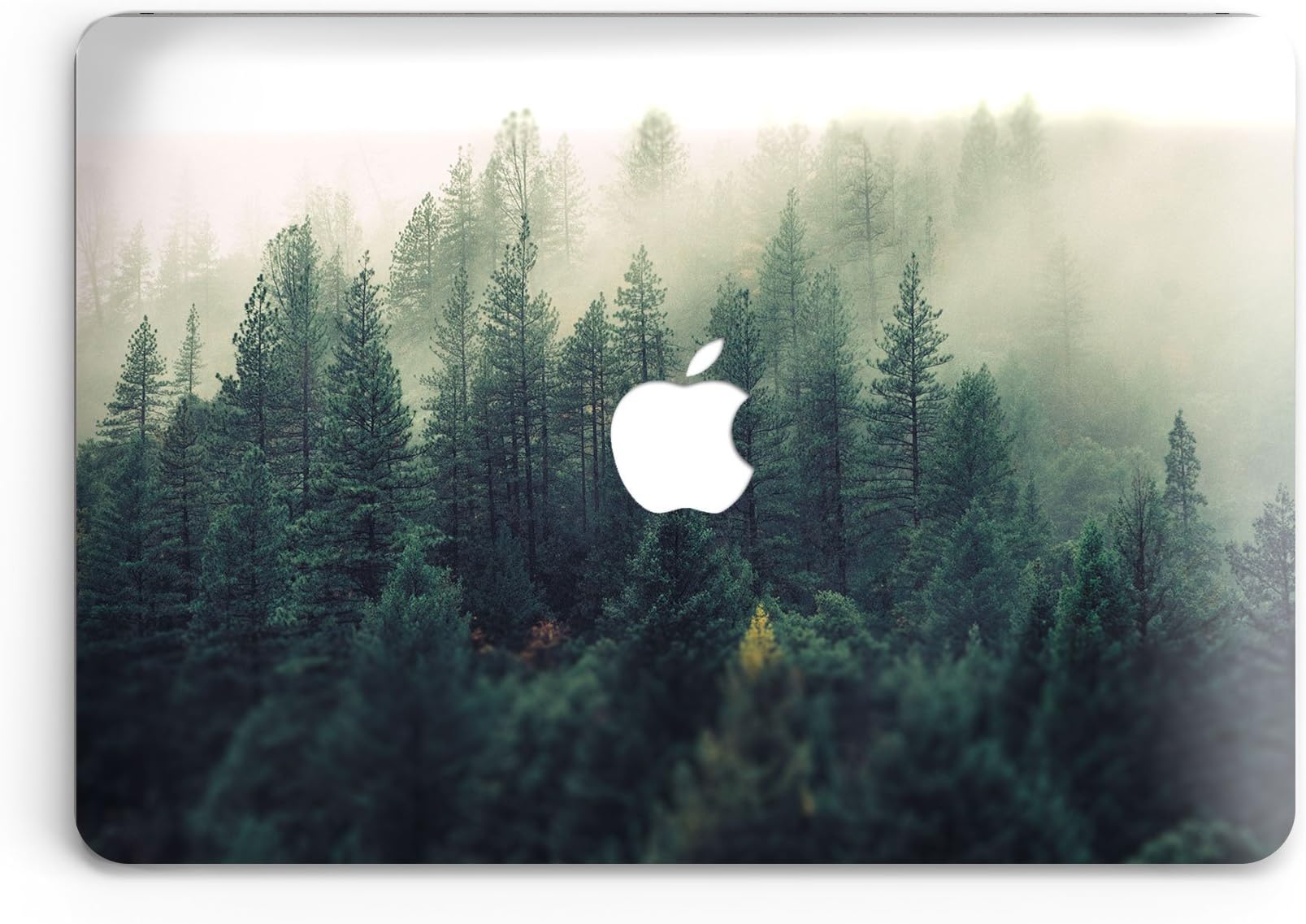 GoodMoodCases Plastic Hard Case Cover for MacBook Pro Retina 13 inch 2013-2015 (A1502 & A1425) without CD Rom (Not fit Macbook Pro 13 2016) - Foggy Forest