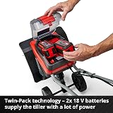 Einhell GE-CR 30 Li Solo Cordless Garden Rotavator 30 cm 20 cm Depth view 6