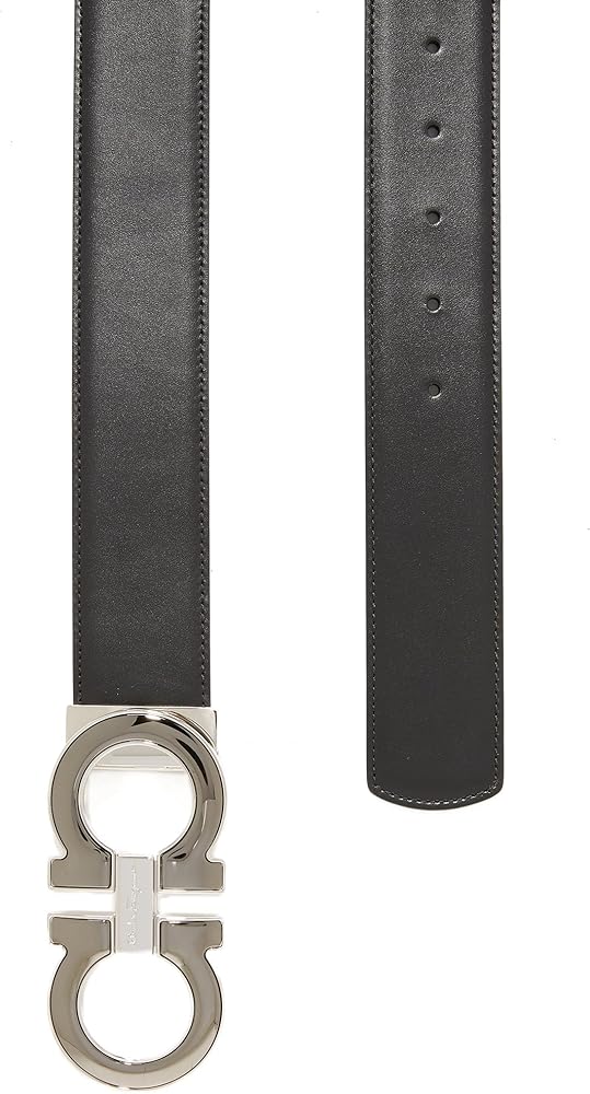 double gancio leather belt