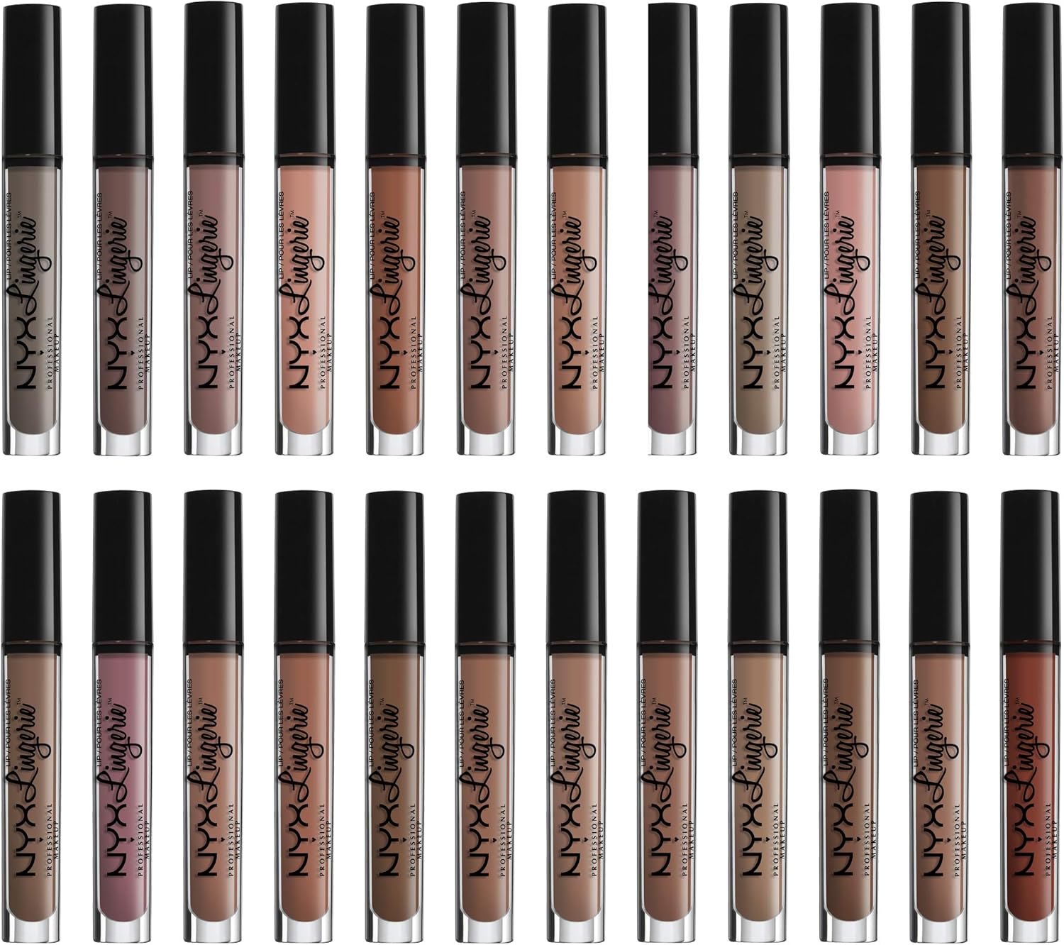 NYX Professional Makeup Lip Lingerie Liquid Lipstick, Creamy and Matte Finish, Long Lasting, Vegan Formula, Shade: Push - Image 5