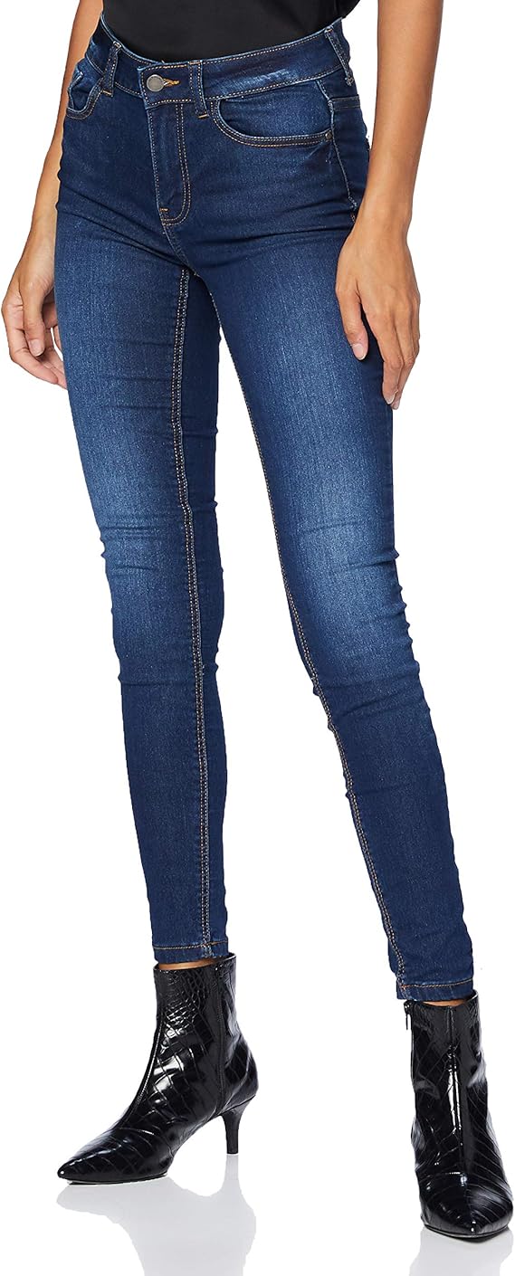 JDY Womens Waisted Skinny Denim Jeans Casual Classic at Amazon Women's Jeans store