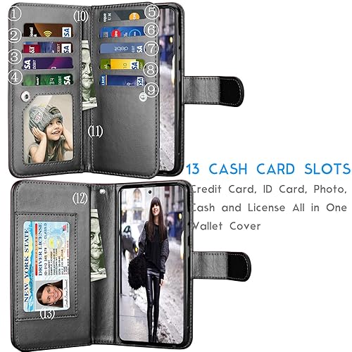 Flip Cover Samsung A51 Case With Card Holder Galaxy A51 Case, [4G - Main Image