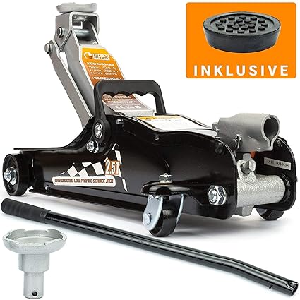 Sellnet Wagenheber 2,5T Rangierwagenheber Tief 80mm-360mm M80123