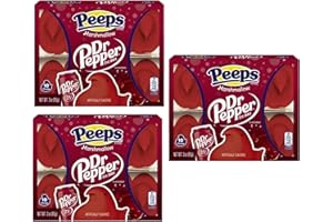 SMILING SWEETS Dr Pepper Peeps Pack of 3 - Delicious Tasting Peeps with a Flavor Twist