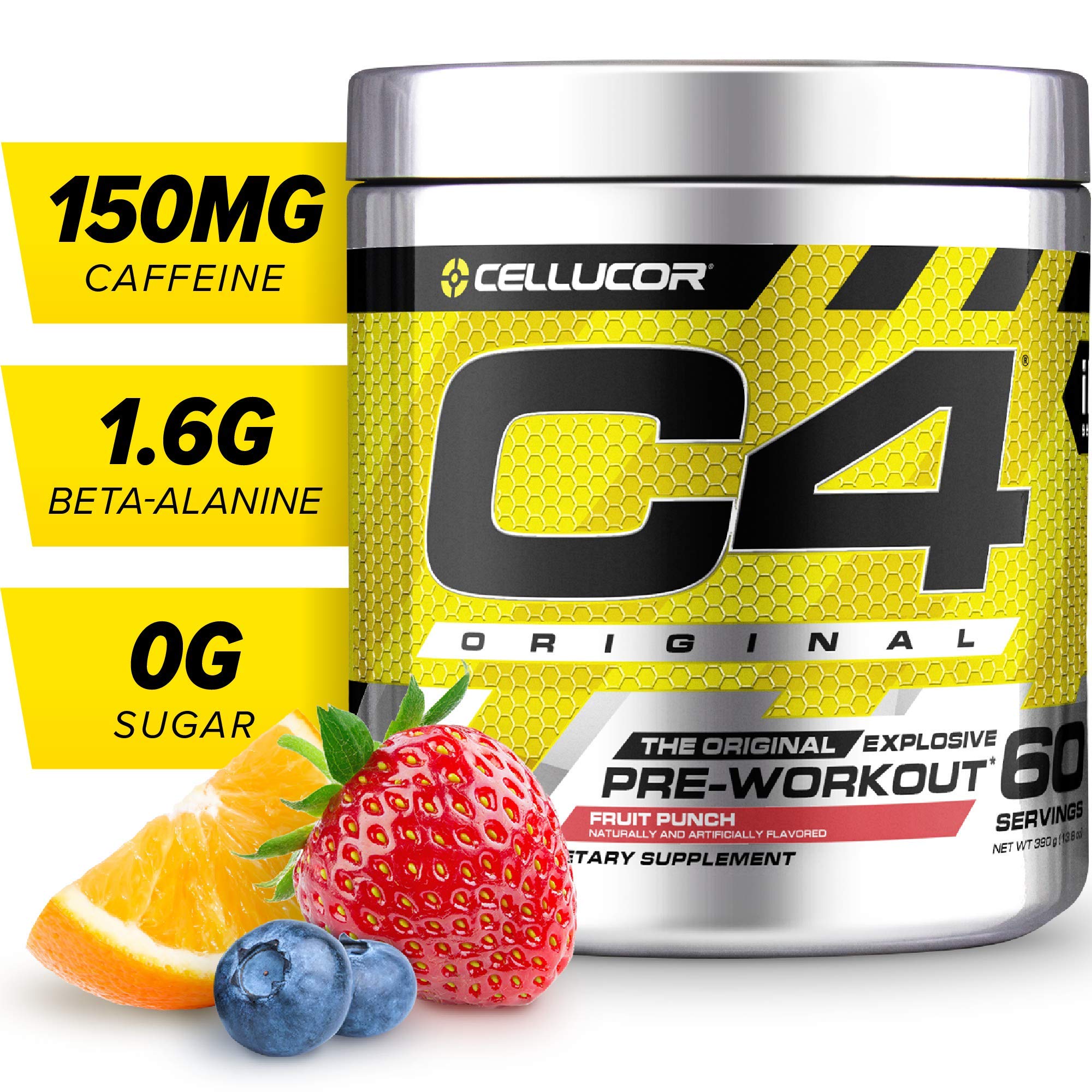 Cellucor C4 Original Pre Workout Powder Energy Drink w/Creatine, Nitric
