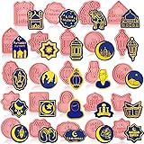 Roshtia 24 Pcs Eid Mubarak Cookie Cutter Ramadan