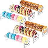 6 Pcs Clear Cracker Tray for Serving Rectangular Cracker Holder for Serving Trays Clear Food Display Stands for Party Acrylic Crackers Dish Biscuit Stand Server for Home (U Shape)