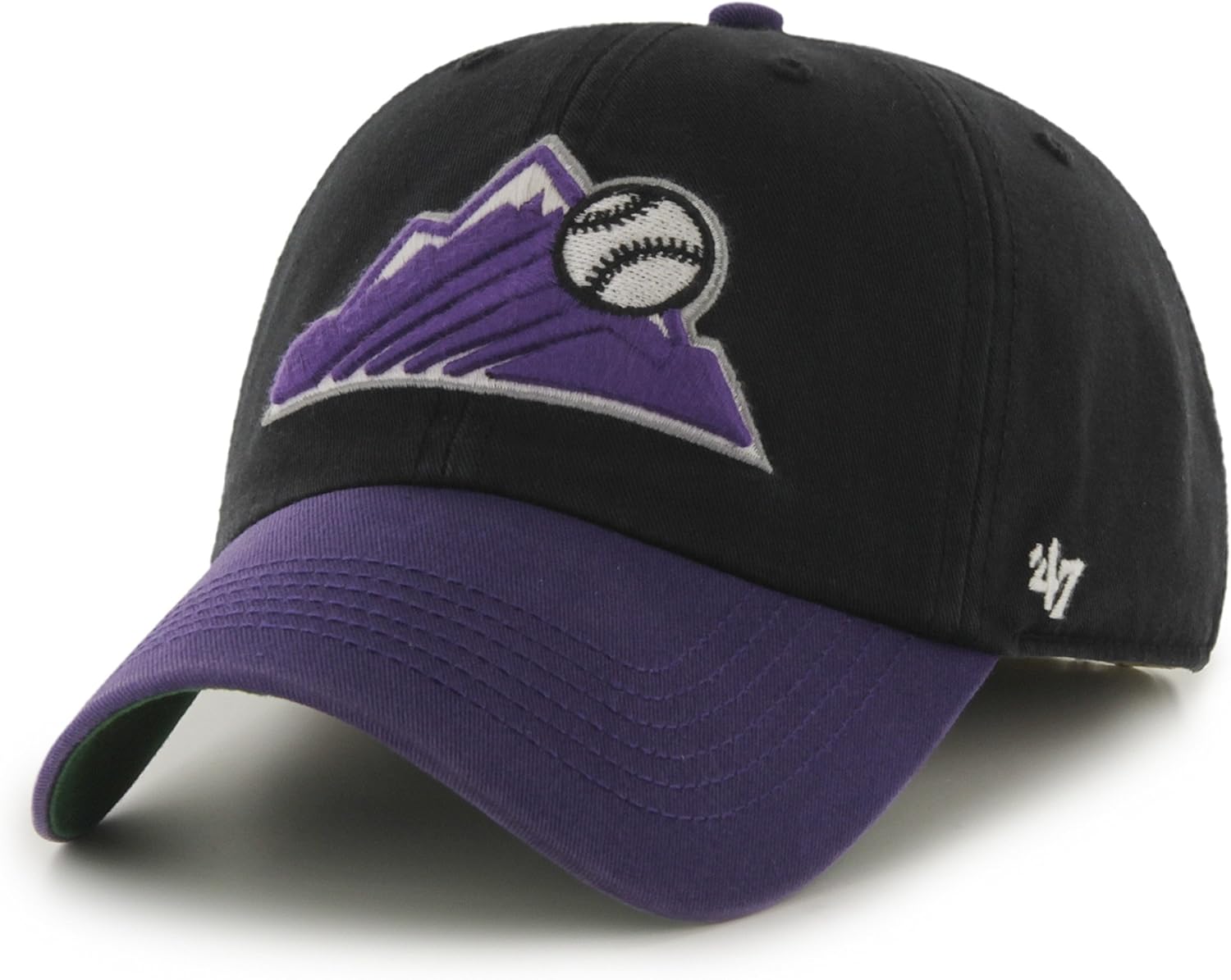 MLB Colorado Rockies Franchise Fitted Hat, Black, XLarge