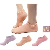 Tamlien Yoga & Pilates Grip Socks - Non-Slip, Barefoot, Pregnant-Friendly Crew Socks for Yoga, Barre & Sports