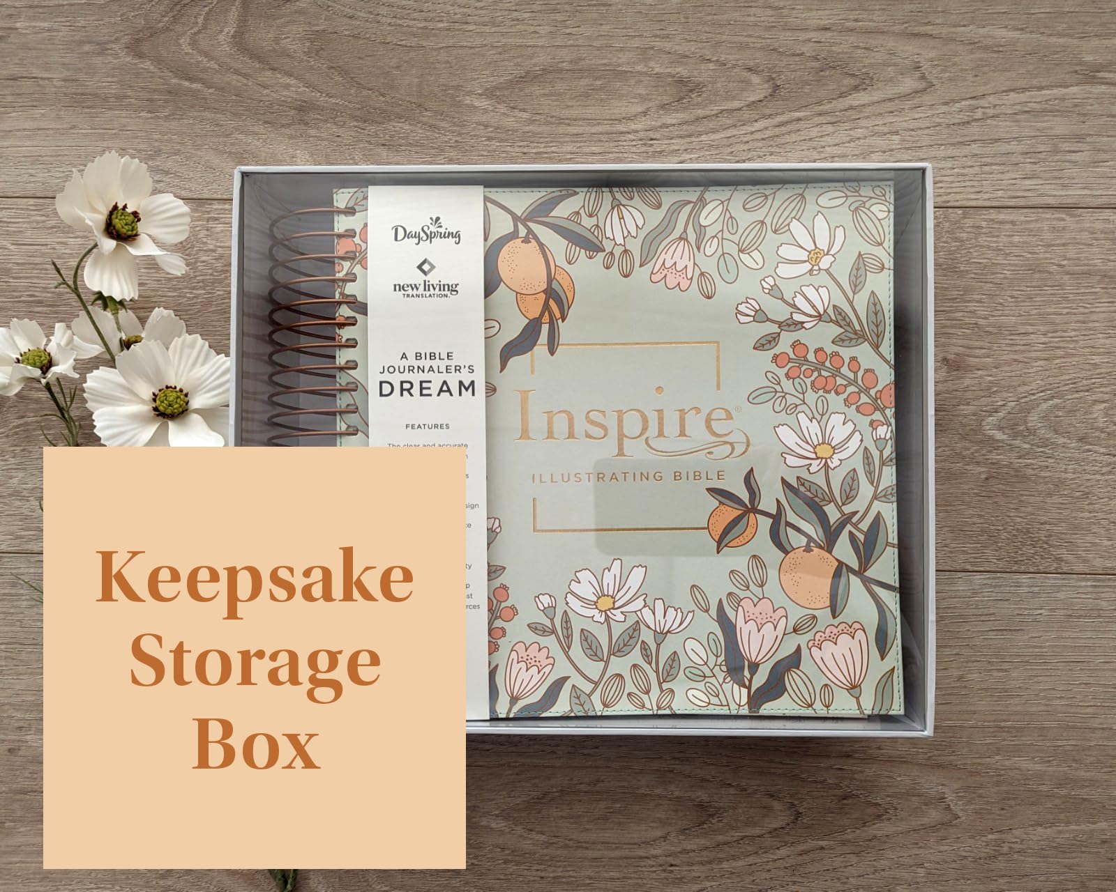 NLT DaySpring Inspire Illustrating Bible, Filament Enabled (Spiral Bound, Mint Floral Garden) NLT DaySpring Inspire Illustrating Bible, Filament Enabled (Spiral Bound, Mint Floral Garden) NLT DaySpring Inspire Illustrating Bible, Filament Enabled (Spiral Bound, Mint Floral Garden) Spiral-bound