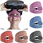 Abnaok 5 Pack VR Eye Mask, Adjustable Breathable VR Sweat Band for Oculus Quest 2, HTC Vive, PS, Gear, VR Workouts