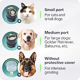 PETPROVED Dog Nail Grinder Silent Cordless 2 Heads 3 Ports LED Lights view 4