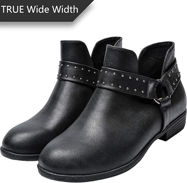 wide fit leopard print boots