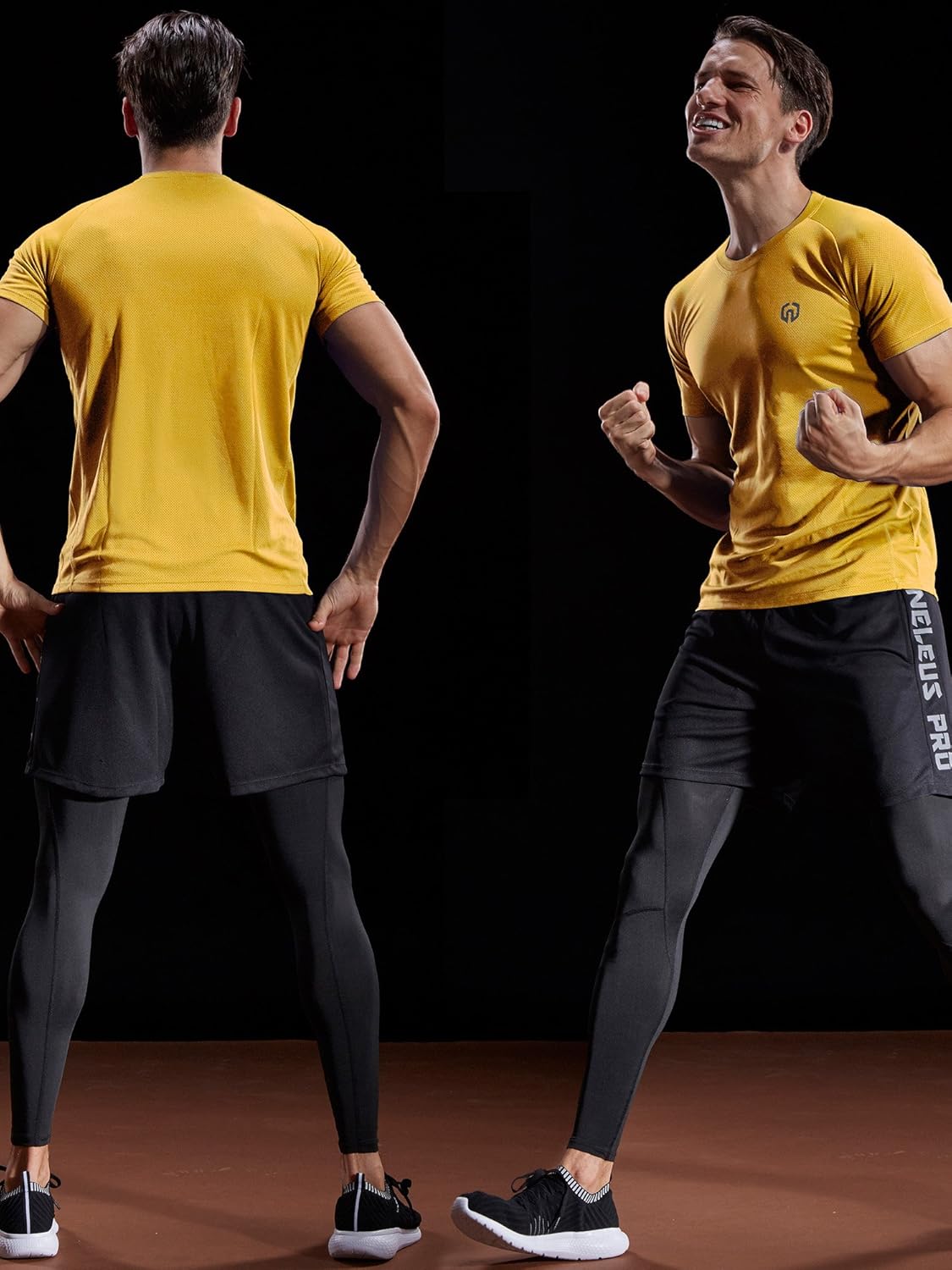 Neleus Men's Dry Fit Mesh Athletic Shirts at  Men’s Clothing store