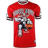 SCREENSHOT Mens Hip-Hop Premium Urban Sreetwear Fashion Jersey Top - NYC Style Basketball Sports Team Color Mesh Tops