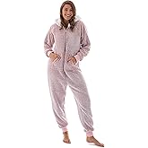 The Big Softy - Adult Onesie Pajamas for Women, Teddy Fleece Womens Onesie Pajamas, Fuzzy Pajama Onesies for Women, Teens PJs