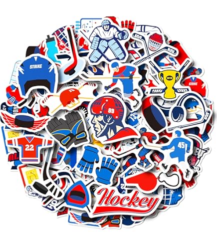 24-Pack Ice Hockey Mini Notepads - Sports Theme Spiral Memo Pads For Parties & Office Use