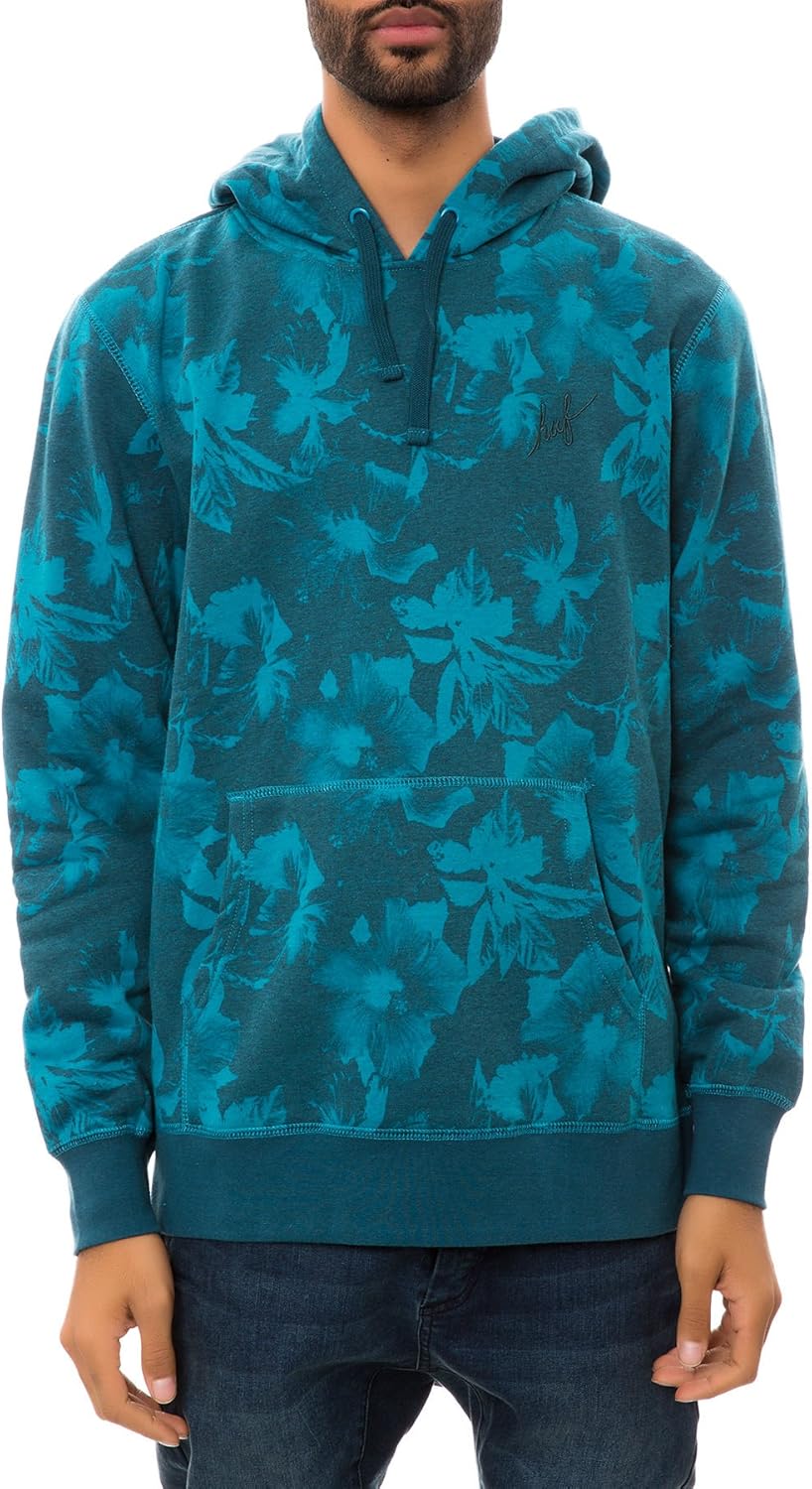 huf floral hoodie