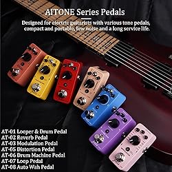 AITONE Looper Pedal with Drum Machine 2 in 1 Loop