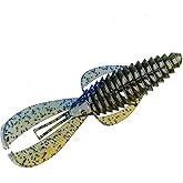 Strike King Rage Bug Fishing Lure, Soft Plastic Grub, Unique Design, Subtle Action