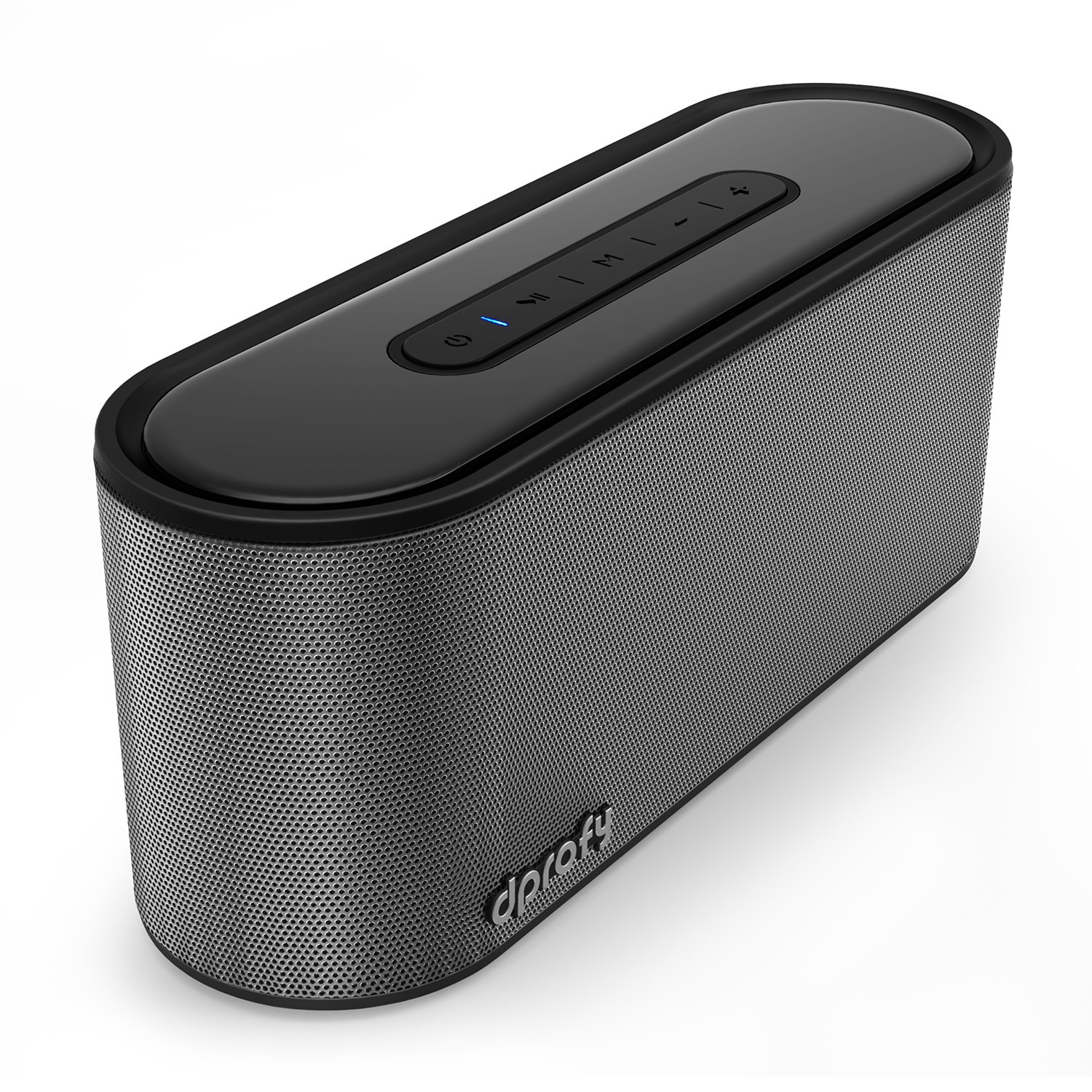 Dprofy H4P-K 20W Bluetooth Speaker, 24H Playtime, Dual Driver, Built-in Mic, TF Card, Grey