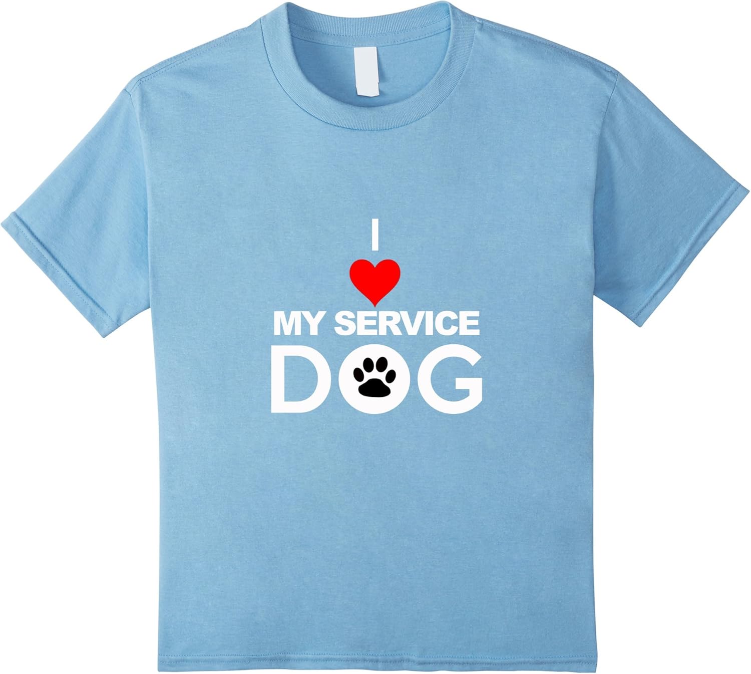 Service Dog Shirt I Love My Service Dog T Shirt Clothing