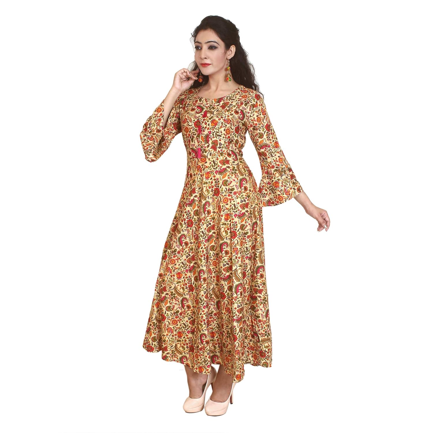 tulsika long anarkali party wear designer floor length kurti