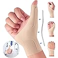 Wrist Thumb Brace Mommy Compression Stabilizer Waterproof Thumb Spica Splint for Arthritis,Trigger Finger,De Quervains Tenosynovitis,Tendonitis,CMC Joint Pain and Support-Women Men-Left or Right Hand