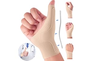 YISDU Wrist Thumb Brace Mommy Compression Stabilizer Waterproof Thumb Spica Splint for Arthritis,Trigger Finger,De Quervains Tenosynovitis,Tendonitis,CMC Joint Pain and Support-Women Men-Left or Right Hand